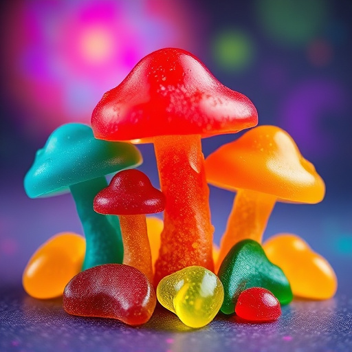 Vibrant Magic Mushroom Gummies Collection