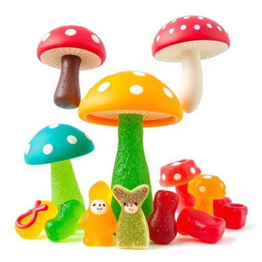 Vibrant Magic Mushroom Gummies Collection