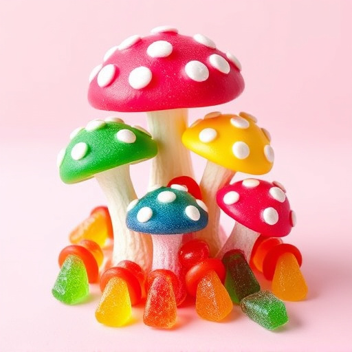 Vibrant Magic Mushroom Gummies Collection