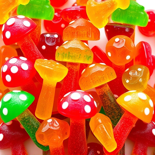 Vibrant Magic Mushroom Gummies Collection