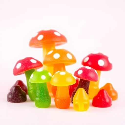Vibrant Magic Mushroom Gummies Collection
