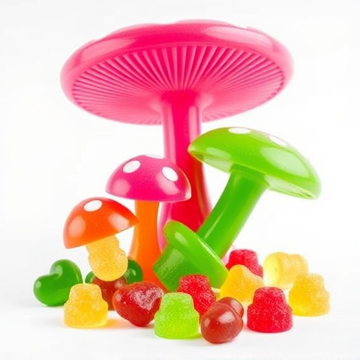 Vibrant Magic Mushroom Gummies Collection