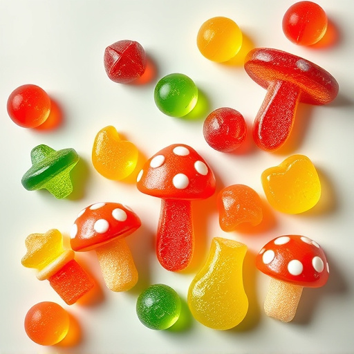 Vibrant Magic Mushroom Gummies Collection