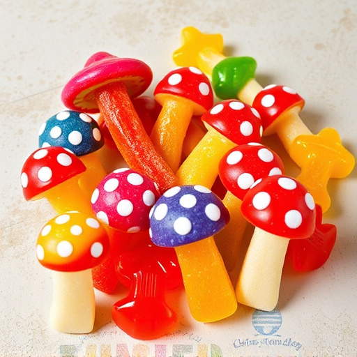 Vibrant Magic Mushroom Gummies Collection