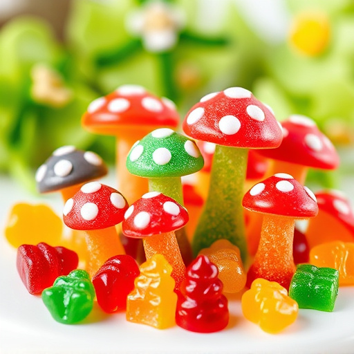 Vibrant Magic Mushroom Gummies Collection