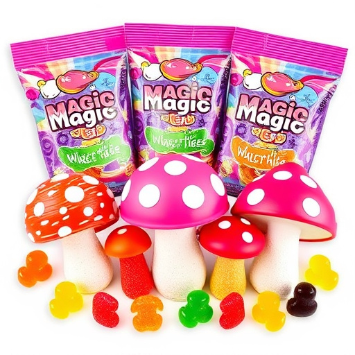 Vibrant Magic Mushroom Gummies Collection