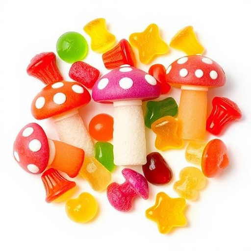 Vibrant Magic Mushroom Gummies Collection