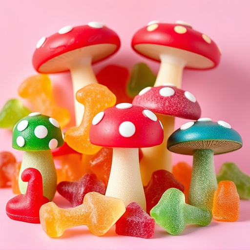 Vibrant Magic Mushroom Gummies Collection