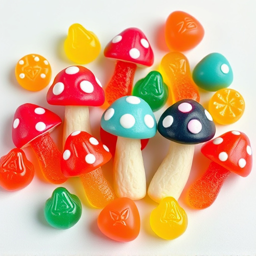 Vibrant Magic Mushroom Gummies Collection