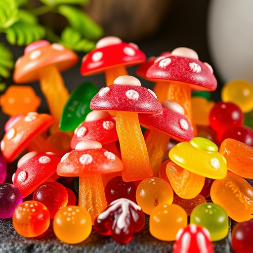 Vibrant Magic Mushroom Gummies Collection