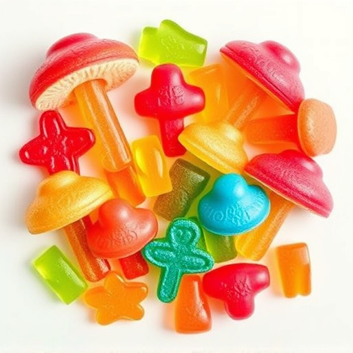 Vibrant Magic Mushroom Gummies Collection