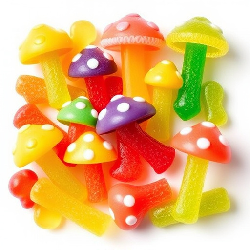 Vibrant Magic Mushroom Gummies Collection