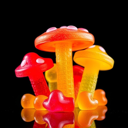 Vibrant Magic Mushroom Gummies Collection