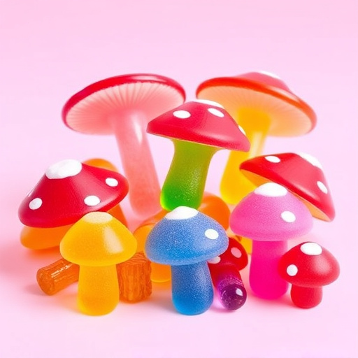 Vibrant Magic Mushroom Gummies Collection