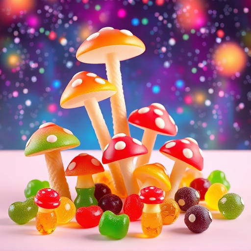 Vibrant Magic Mushroom Gummies Collection