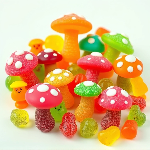 Vibrant Magic Mushroom Gummies Collection