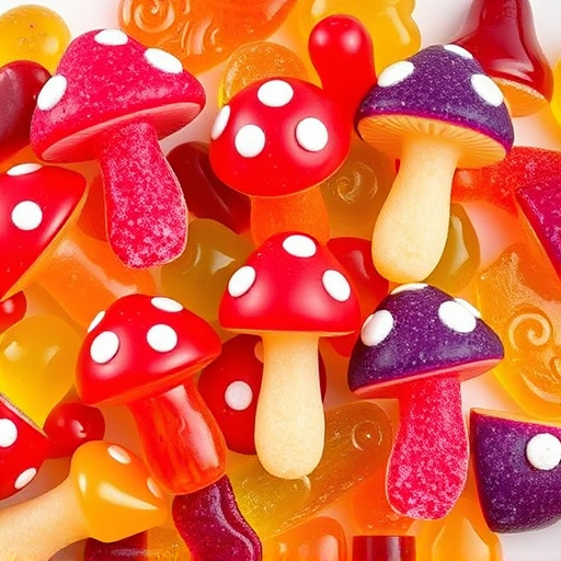 Vibrant Magic Mushroom Gummies Collection