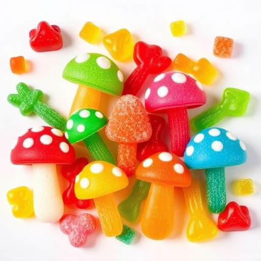 Vibrant Magic Mushroom Gummies Collection