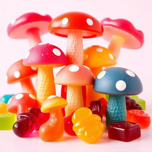 Vibrant Magic Mushroom Gummies Collection