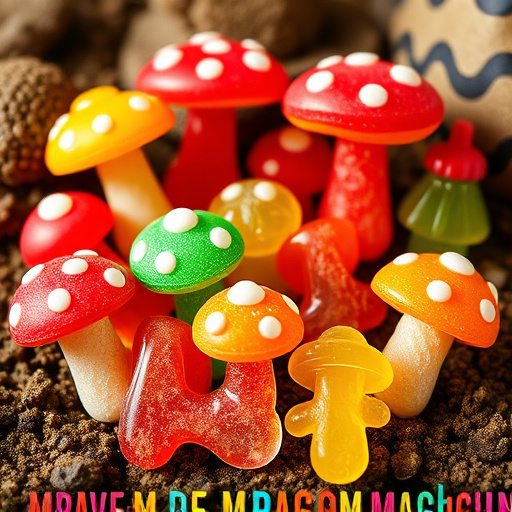 Vibrant Magic Mushroom Gummies Collection