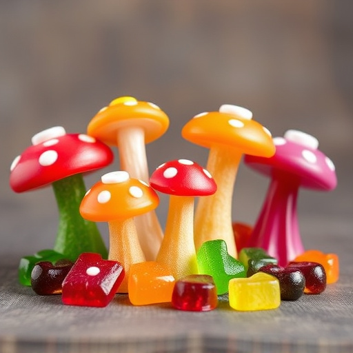 Vibrant Magic Mushroom Gummies Collection