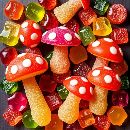 Vibrant Magic Mushroom Gummies Collection