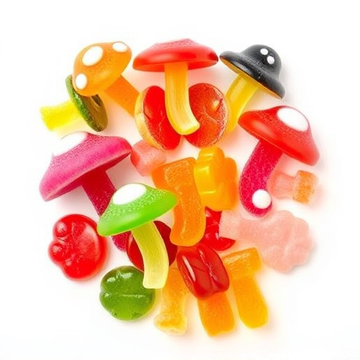 Vibrant Magic Mushroom Gummies Collection