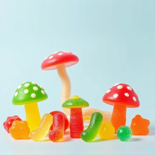 Vibrant Magic Mushroom Gummies Collection