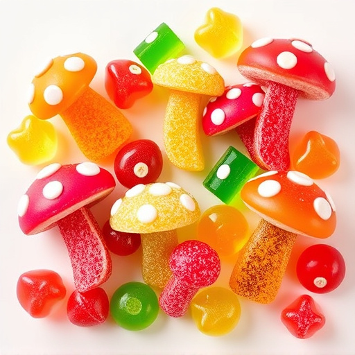Vibrant Magic Mushroom Gummies Collection