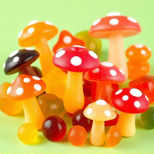Vibrant Magic Mushroom Gummies Collection