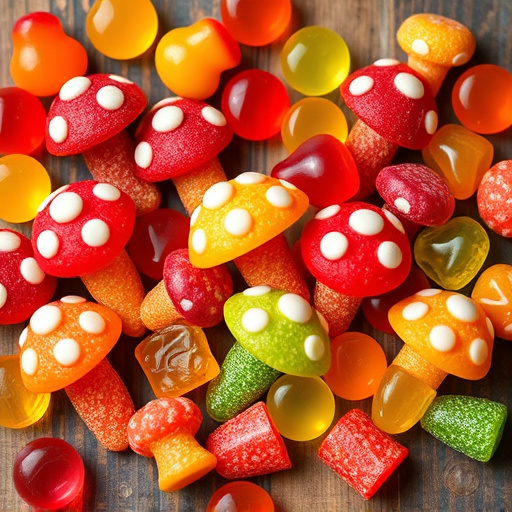 Vibrant Magic Mushroom Gummies Collection