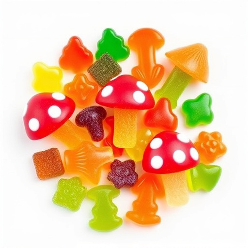 Vibrant Magic Mushroom Gummies Collection