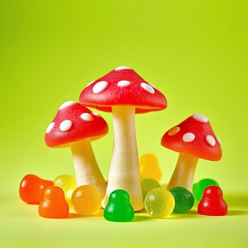 Vibrant Magic Mushroom Gummies Collection