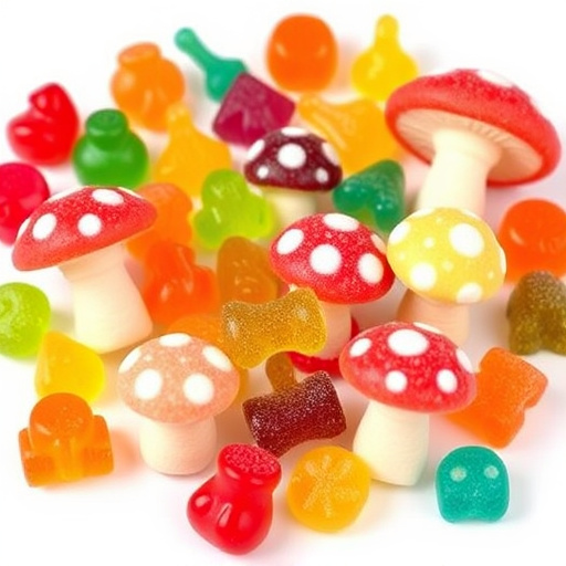 Vibrant Magic Mushroom Gummies Collection