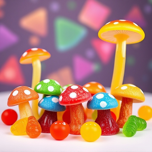 Vibrant Magic Mushroom Gummies Collection