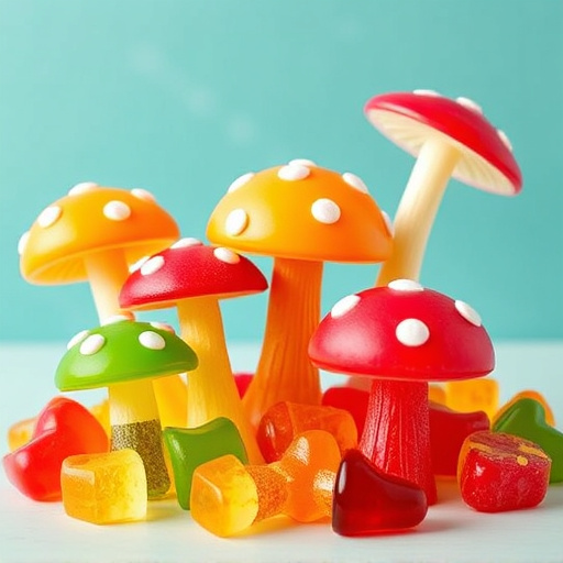 Vibrant Magic Mushroom Gummies Collection