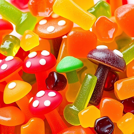 Vibrant Magic Mushroom Gummies Collection