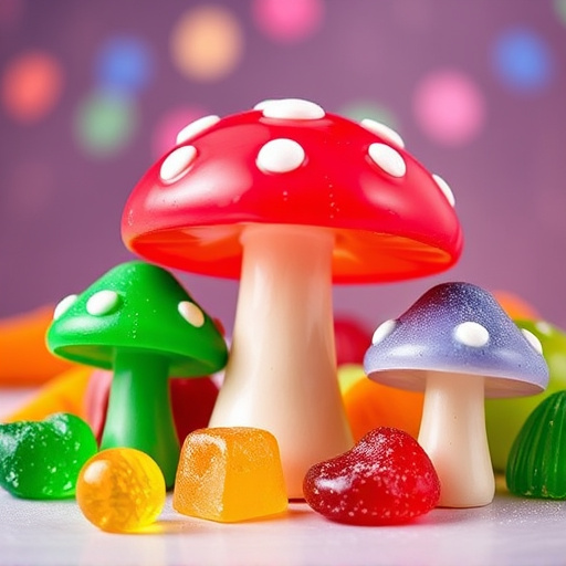 Vibrant Magic Mushroom Gummies Collection