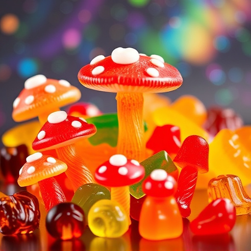 Vibrant Magic Mushroom Gummies Collection