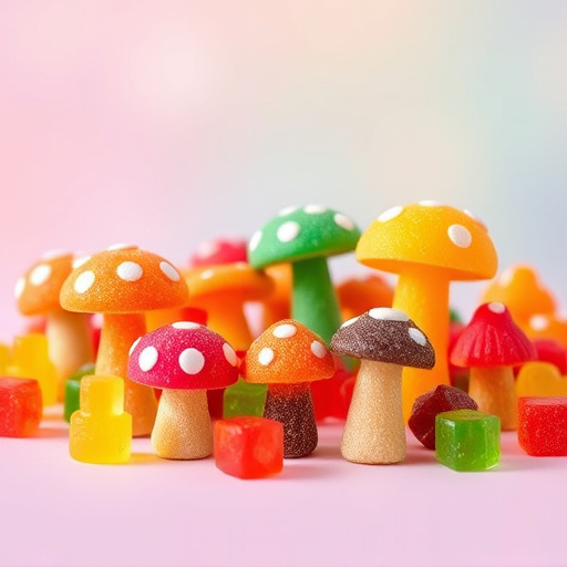 Vibrant Magic Mushroom Gummies Collection