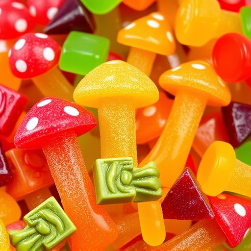Vibrant Magic Mushroom Gummies Collection
