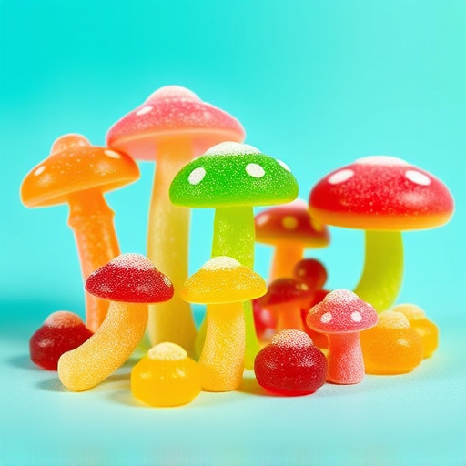 Vibrant Magic Mushroom Gummies Collection