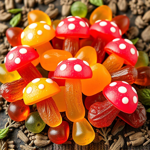 Vibrant Magic Mushroom Gummies Collection