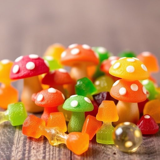 Vibrant Magic Mushroom Gummies Collection