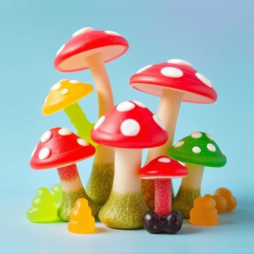 Vibrant Magic Mushroom Gummies Collection