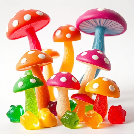 Vibrant Magic Mushroom Gummies Collection