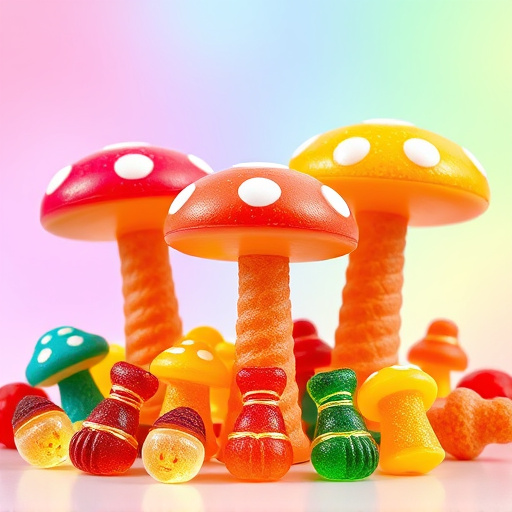 Vibrant Magic Mushroom Gummies Collection