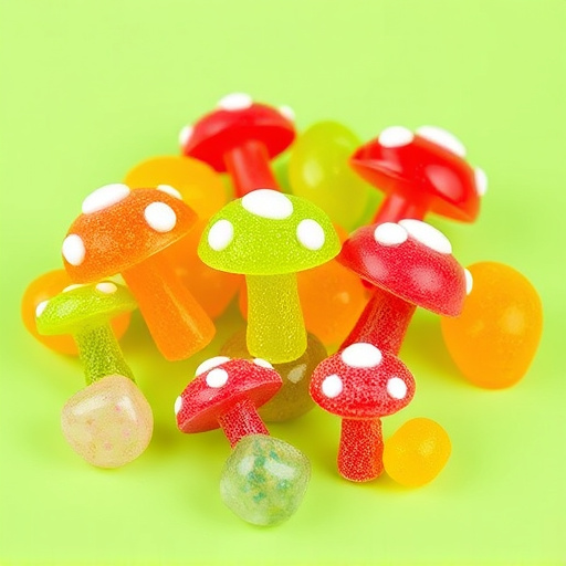 Vibrant Magic Mushroom Gummies Collection
