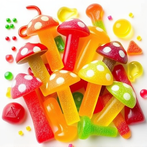 Vibrant Magic Mushroom Gummies Collection