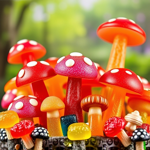 Vibrant Magic Mushroom Gummies Collection